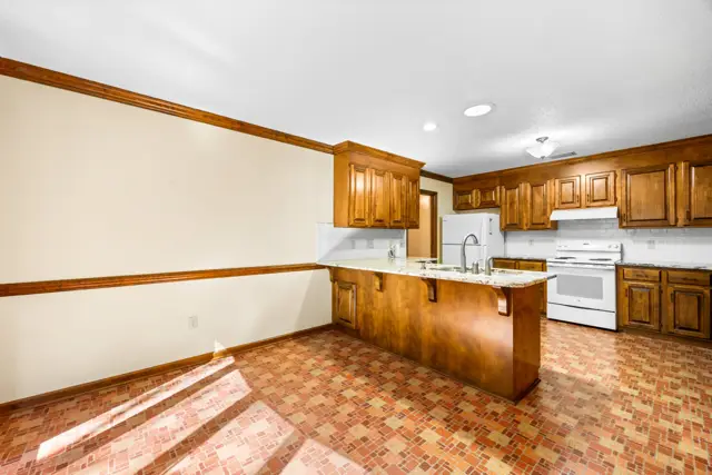 Kitchen and eat-in space
