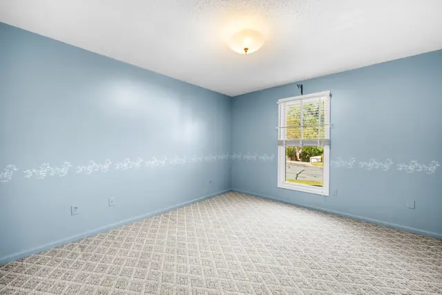 Bedroom with front window